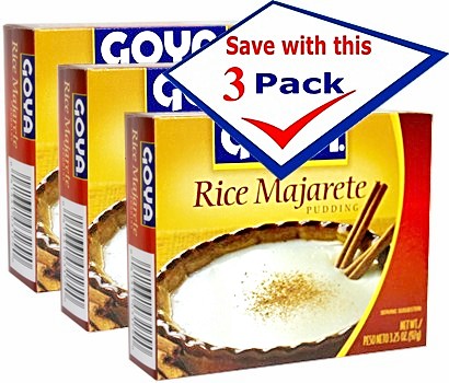 Rice Majarete by Goya. 4 servings. 3.25 0z Pack of 3